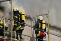 Dachstuhlbrand Koeln Poll Geislarerstr P304